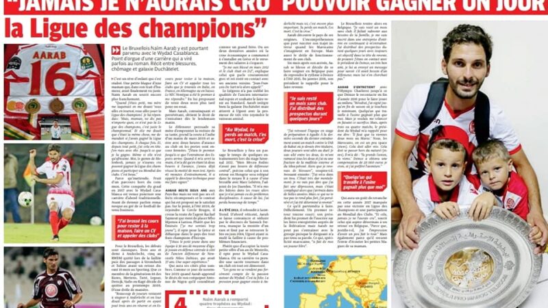 Naïm Aarab : De l’Union Saint-Gilloise aux RSCA Futures, un parcours prometteur dans la formation Belge