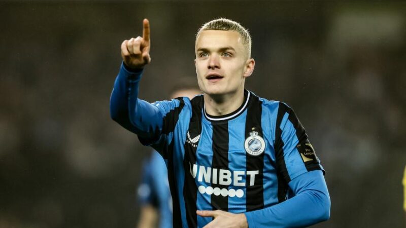 Réaction d’Hugo Siquet après la victoire en coupe de Belgique contre Anderlecht.