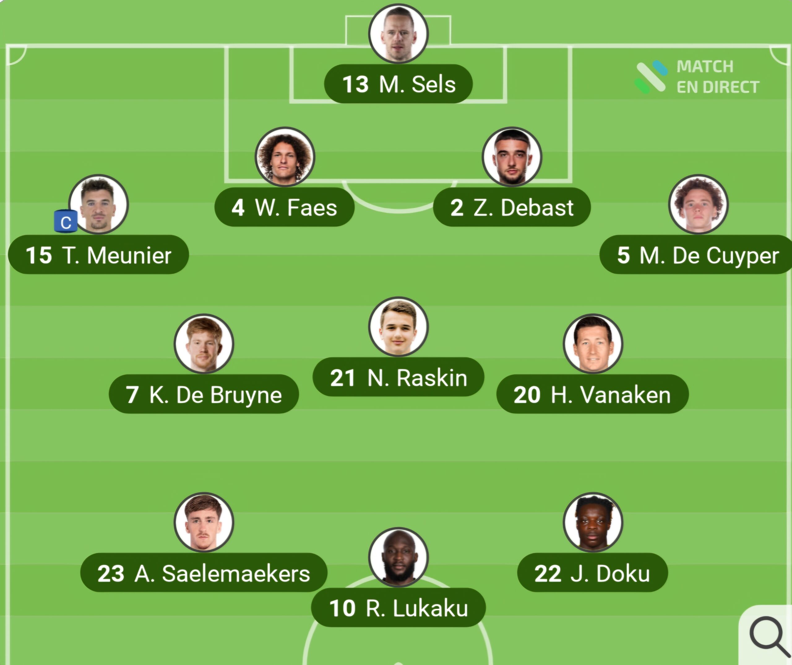 Compositions de la Belgique