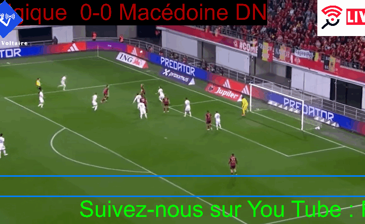 Regardez le match de la Macédoine après avoir arraché un précieux point face à la Belgique.