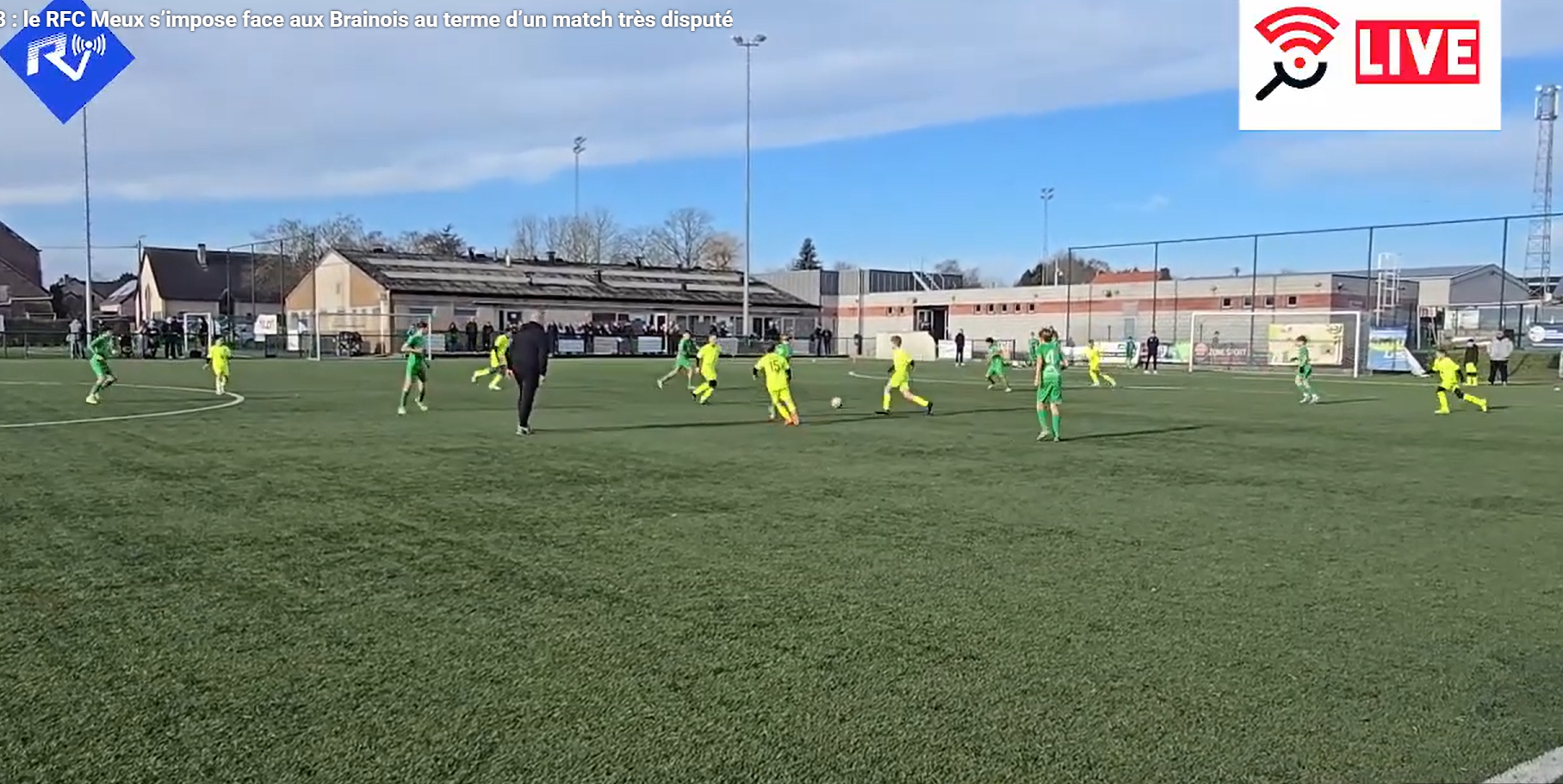 U13 : le RFC Meux s’impose face aux Brainois au terme d’un match très disputé