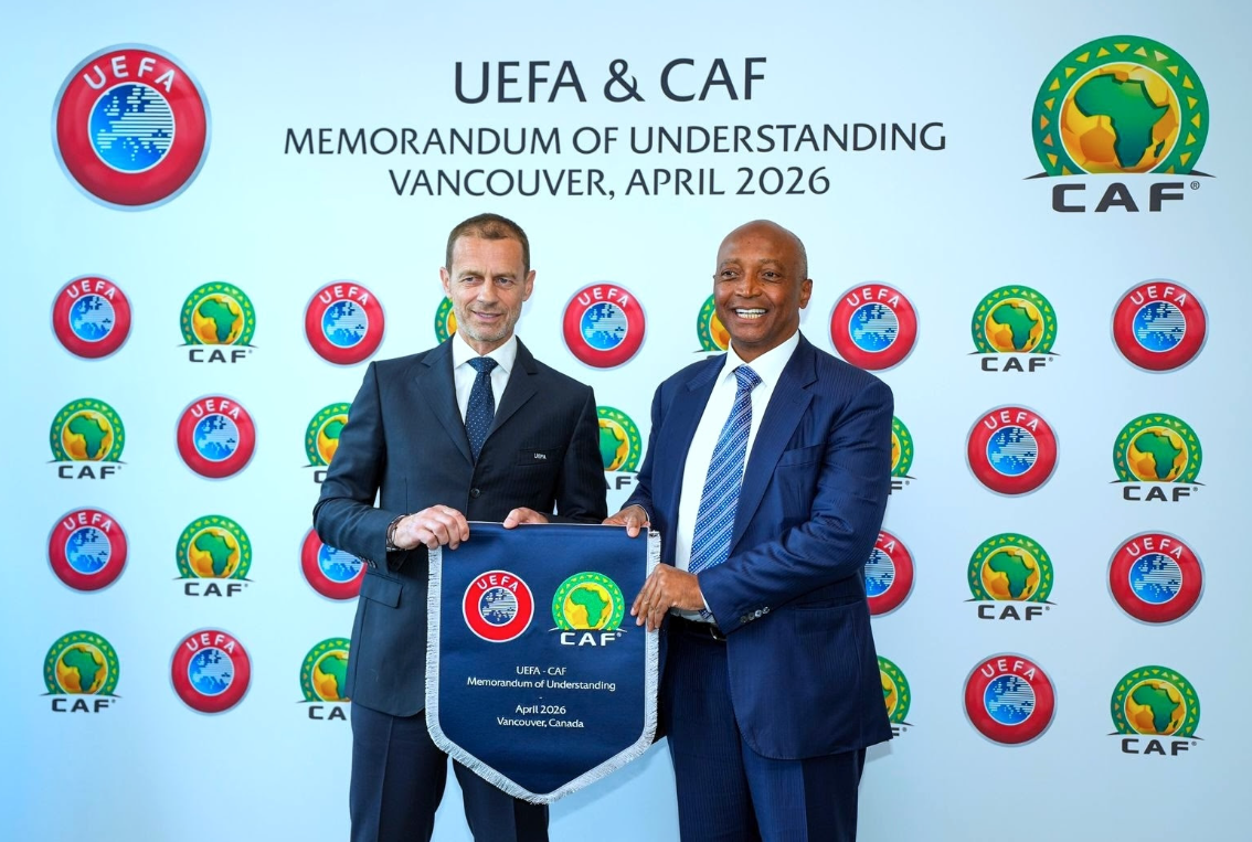 Le Président de la CAF et le Président de l’UEFA signent un protocole d’accord visant à renforcer la collaboration